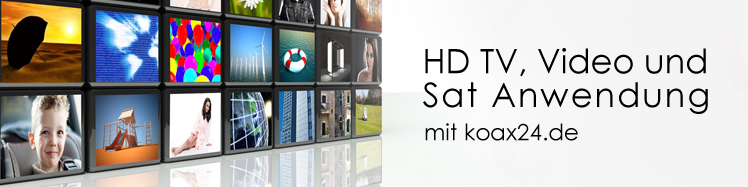 Videokabel und Videoleitung für digitales Fernsehn